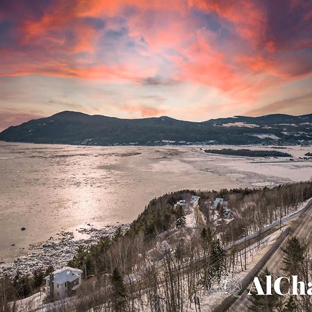 Aelpha-M - Magnifique Vue Sur Le Fleuve Villa Baie-Saint-Paul Kültér fotó