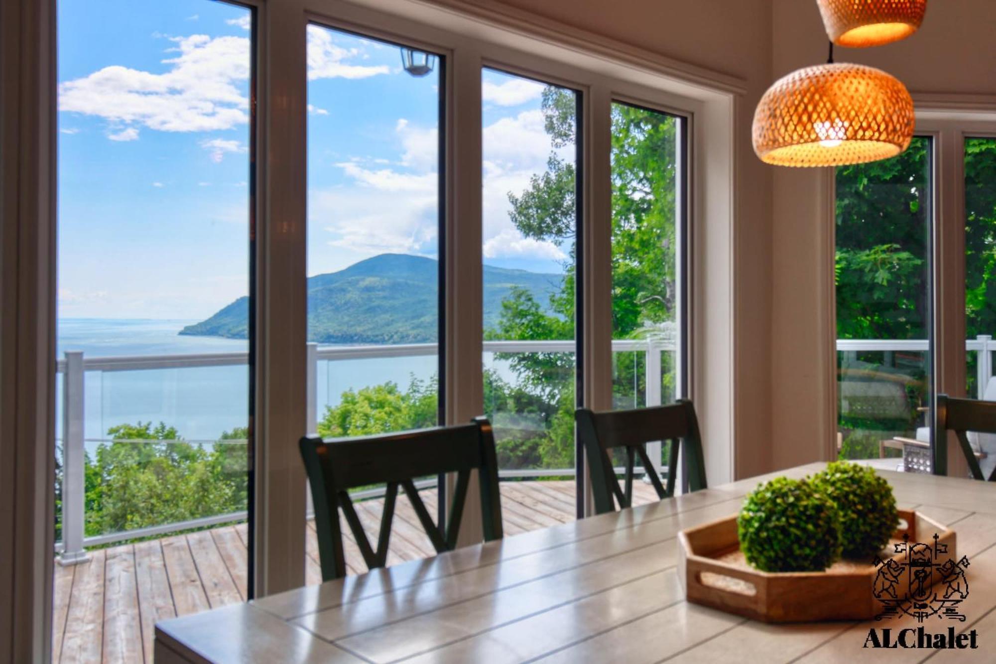 Aelpha-M - Magnifique Vue Sur Le Fleuve Villa Baie-Saint-Paul Kültér fotó
